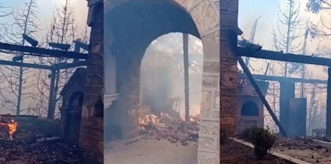 μοναστήρι φωτιά