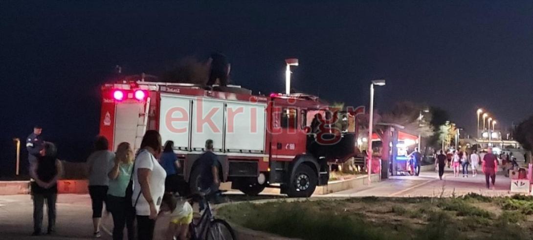 Η Πυροσβεστική έφτασε άμεσα στο σημείο.