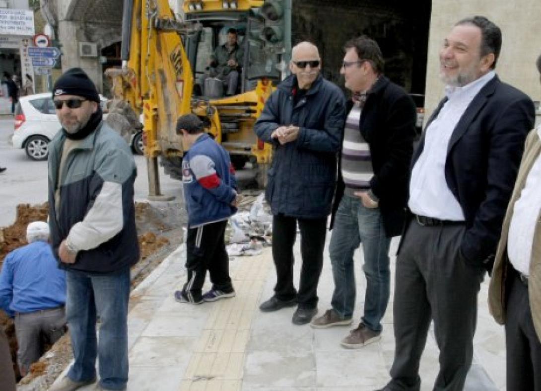 Συνεχίζονται και σήμερα οι εργασίες για την ηλεκτροδότηση της Πύλης Ιησού