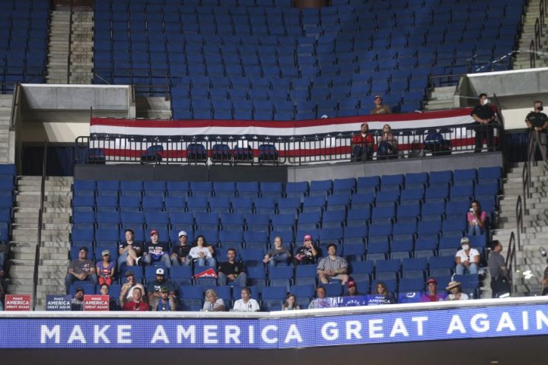 προεκλογική συγκέντρωση Τραμπ