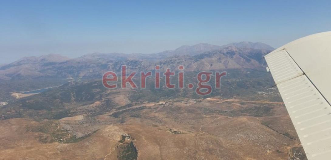 Το αεροσκάφος απογειώθηκε από την 133 Σμηναρχία Μάχης του Καστελίου.