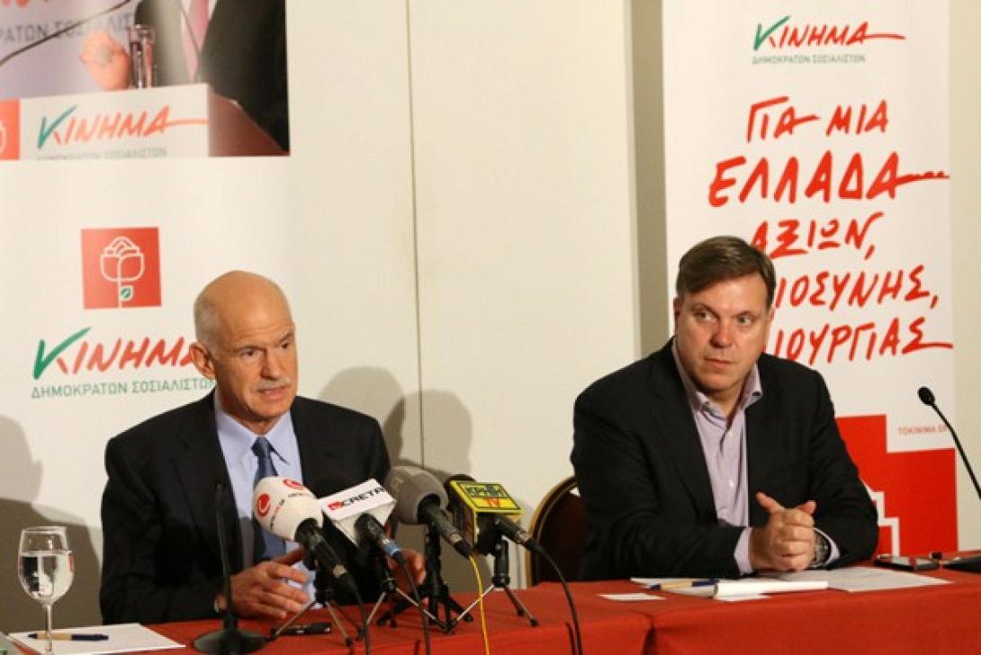 Γ. Παπανδρέου από το Ηράκλειο: Ζητώ τη στήριξη των Κρητικών