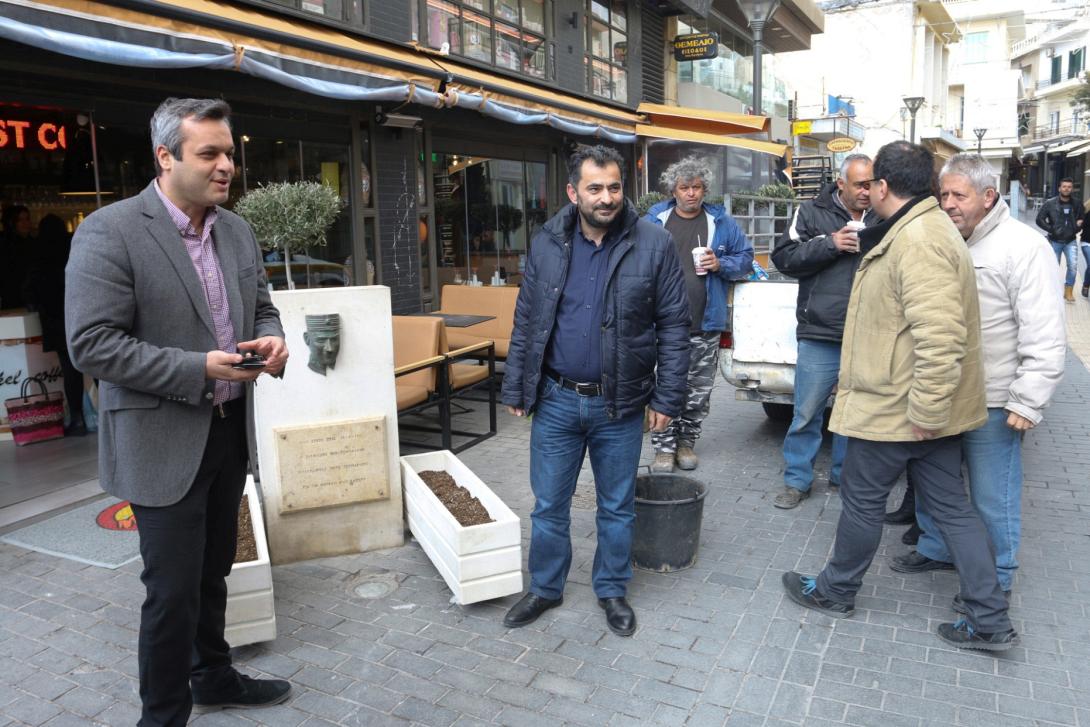 Ανάδειξη της προτομής του Ταγματάρχη Τζουλάκη από τον Δ. Ηρακλείου 