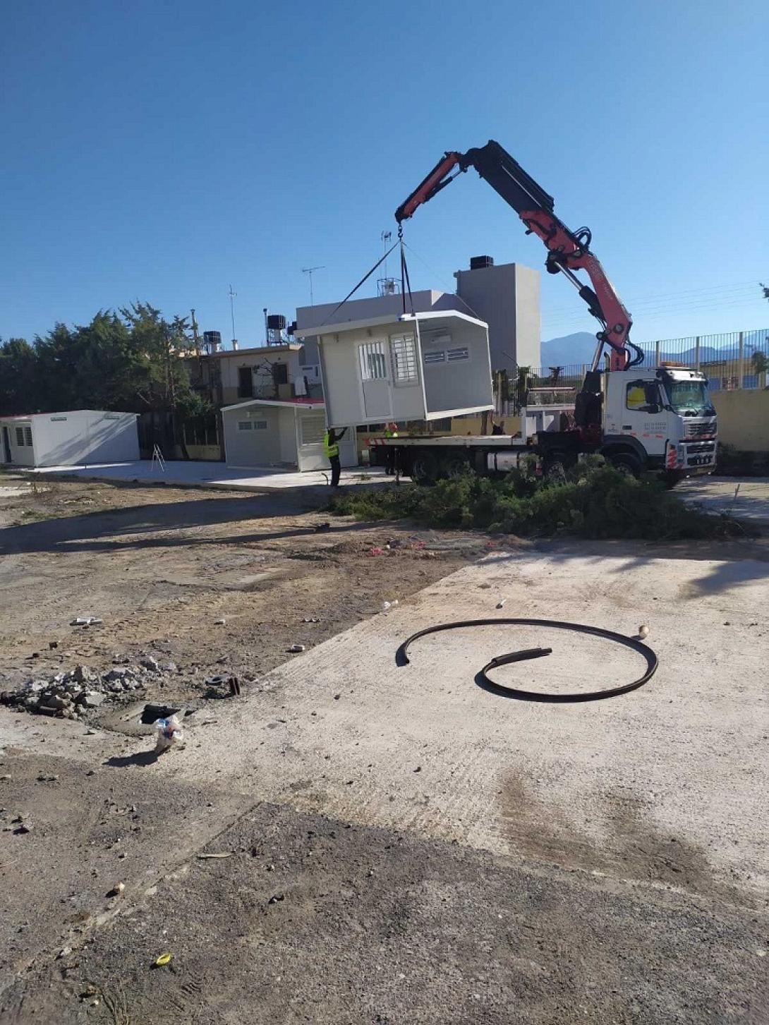 προκάτ αίθουσε αρκαλοχώρι