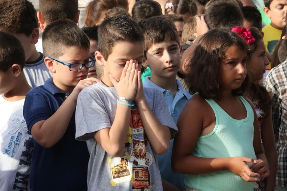 αγιασμος ενατο δημοτικο σχολειο ηρακλειου