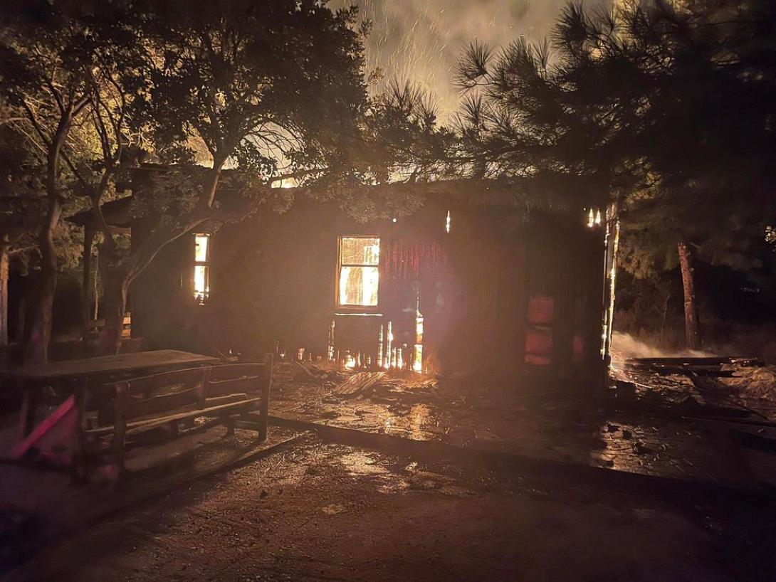 Φωτιά στο δάσος της Κέρης.