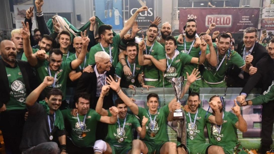 η ανδρική ομάδα βόλεϊ του Παναθηναϊκού