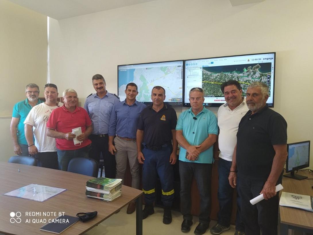 Πυροσβεστική Υπηρεσία Χανίων: Ενημέρωση στους εκπροσώπους της τοπικής αυτοδιοίκησης