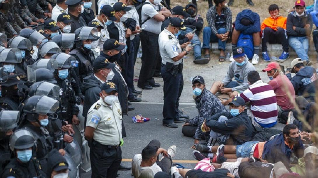 Εικόνες από τους μετανάστες