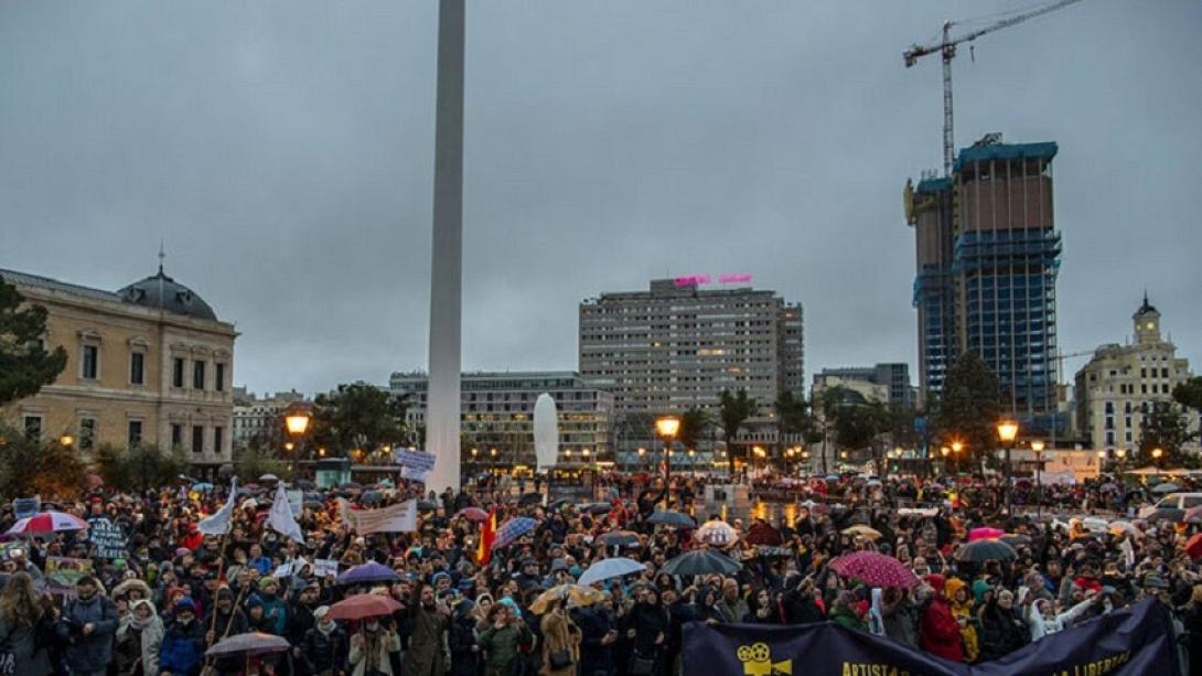 Μαδρίτη - διαδήλωση