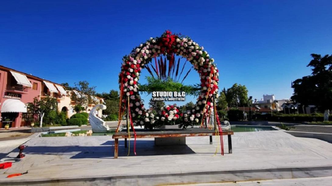 πρωτομαγιάτικο στεφάνι