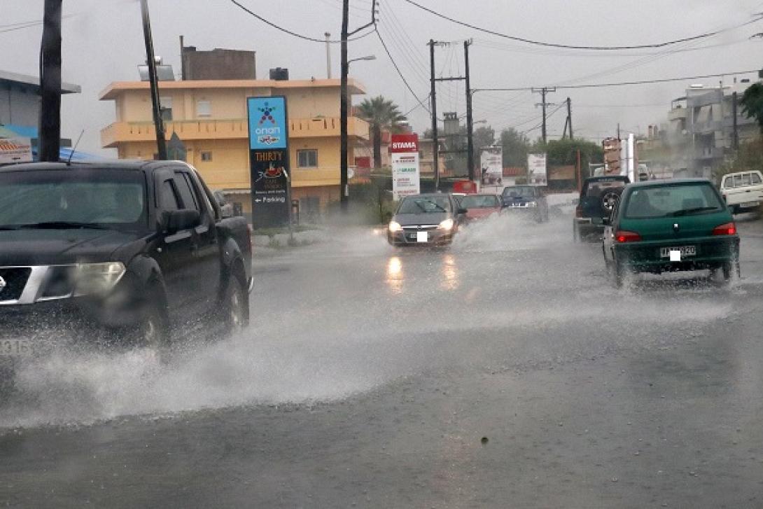 ηράκλειο βροχή