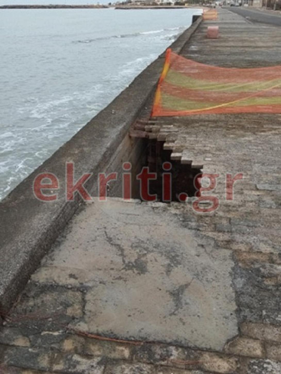 Διάβρωση και κακοτεχνία προκαλούν σοβαρό κίνδυνο για τους πεζούς