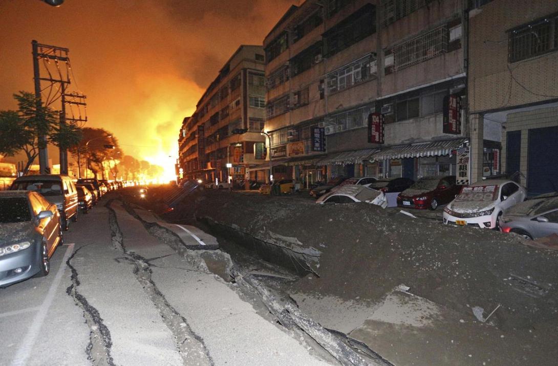 Ταϊβάν: 22 νεκροί από έκρηξη σε αγωγό φυσικού αερίου 