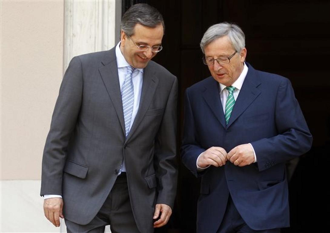 Ολοκληρώθηκε η συνάντηση του Σαμαρά με τον Γιούνκερ