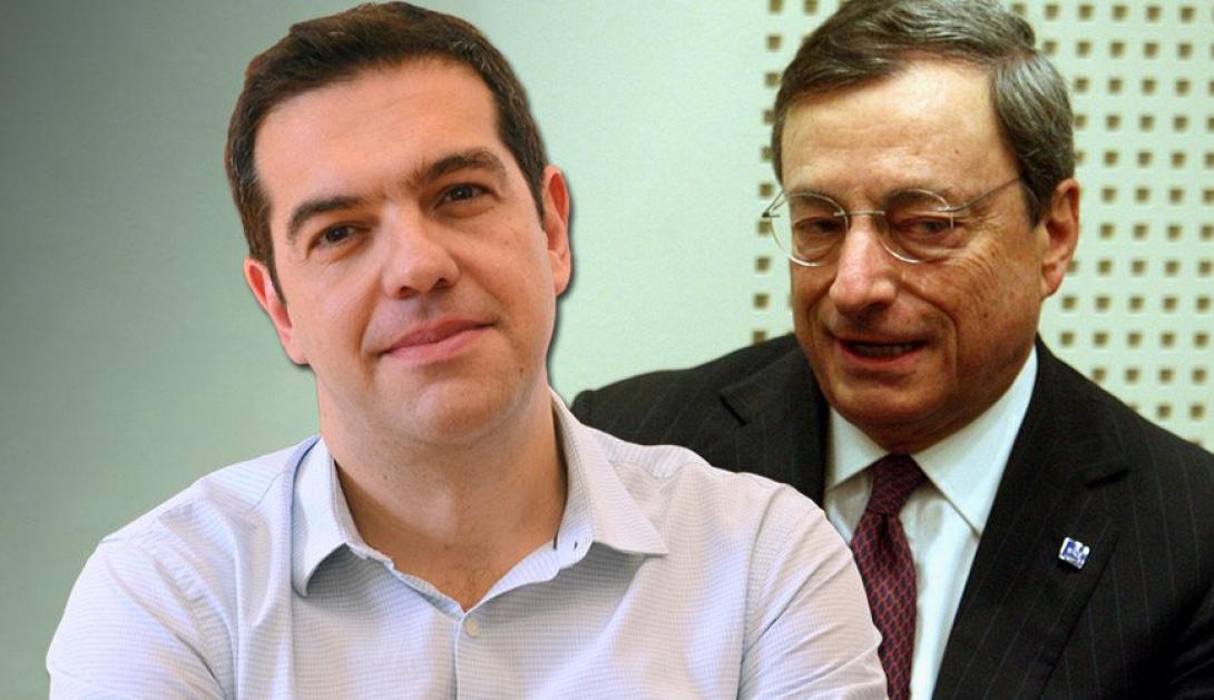 Τσίπρας προς Ντράγκι: Το ελληνικό χρέος πρέπει να μειωθεί με "κούρεμα"