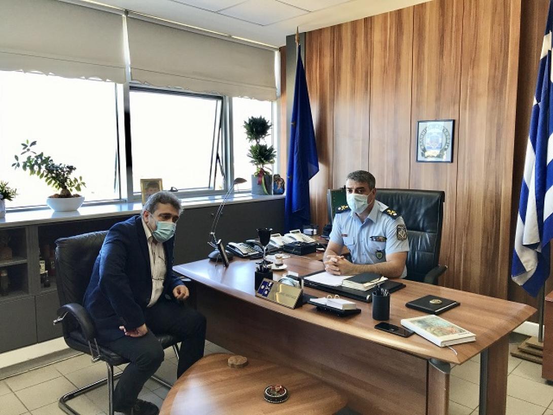 Με τον Αστυνομικό Διευθυντή συναντήθηκε ο Νίκος Ηγουμενίδης