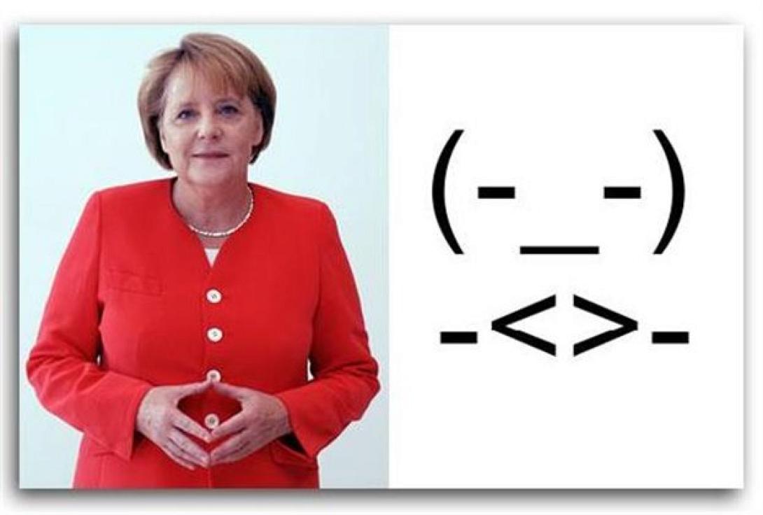 Έκαναν την Άγκελα Μέρκελ... emoticon!