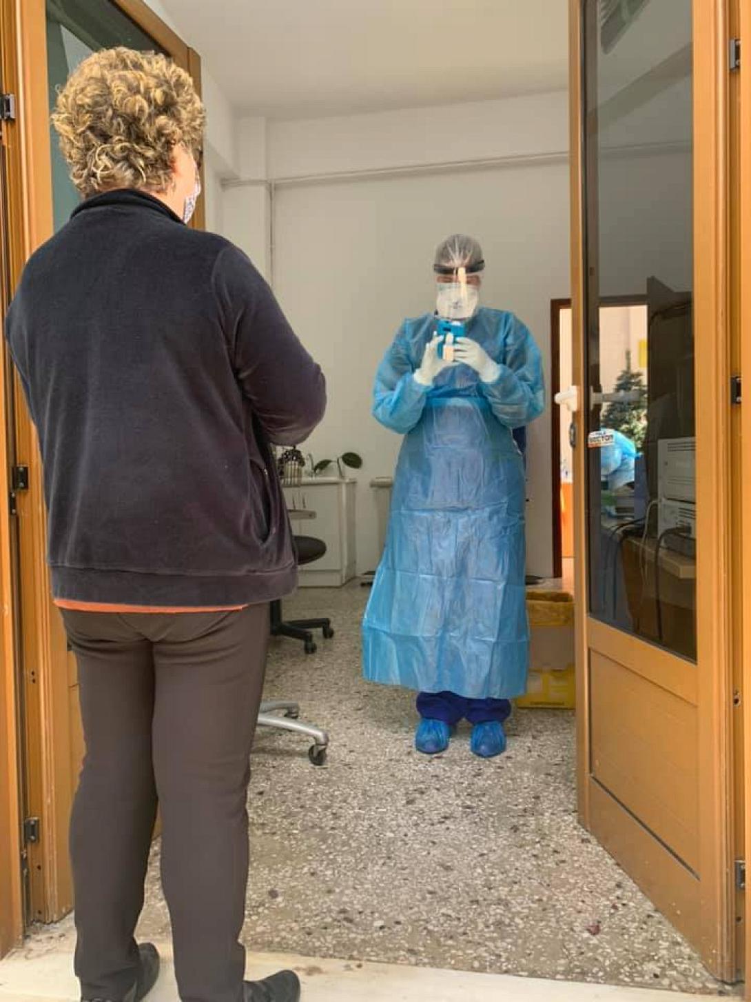 rapid test για τους κατοίκους του Κρουσώνα