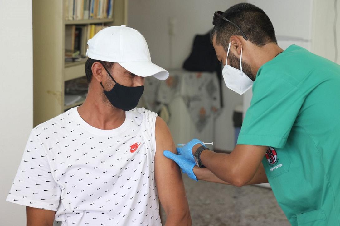 εμβολιασμός προσφύγων