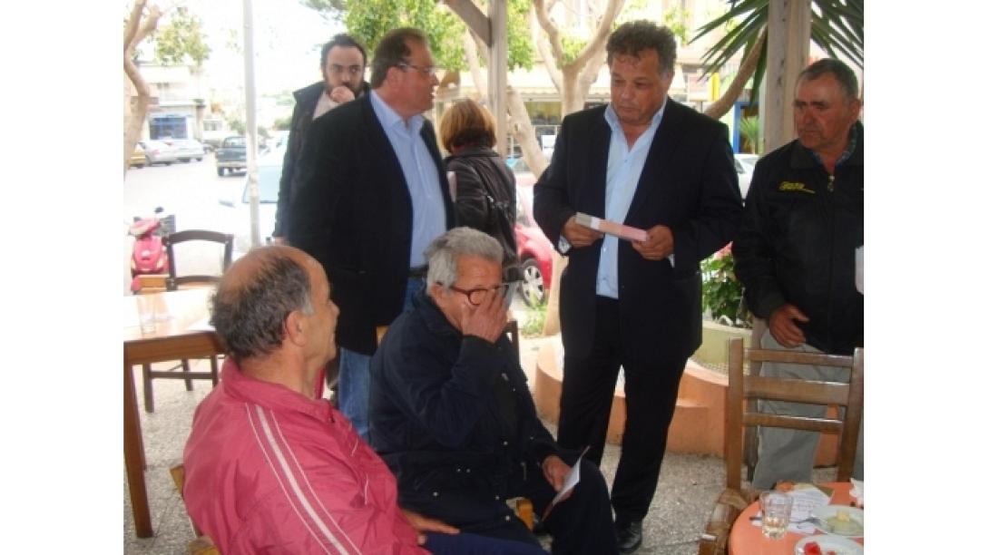 Καταγγελία Η.Λυγερού για τα έργα στο Ηράκλειο