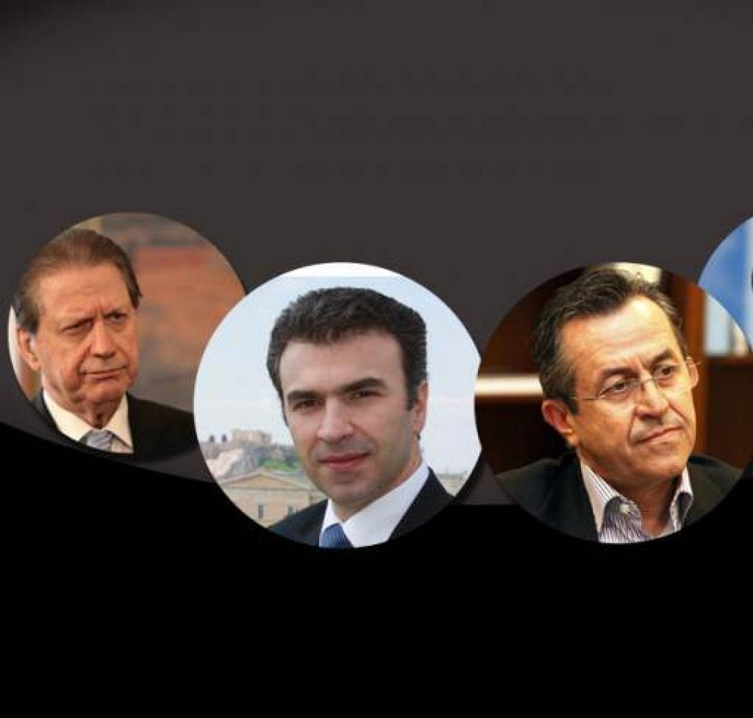 Χέρι - χέρι στις εκλογές  Βύρων Πολύδωρας και Νίκος Νικολόπουλος