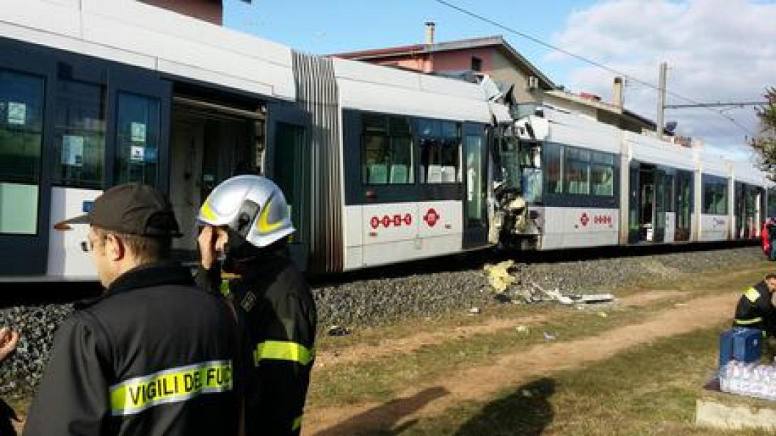 train collision in Sardinia