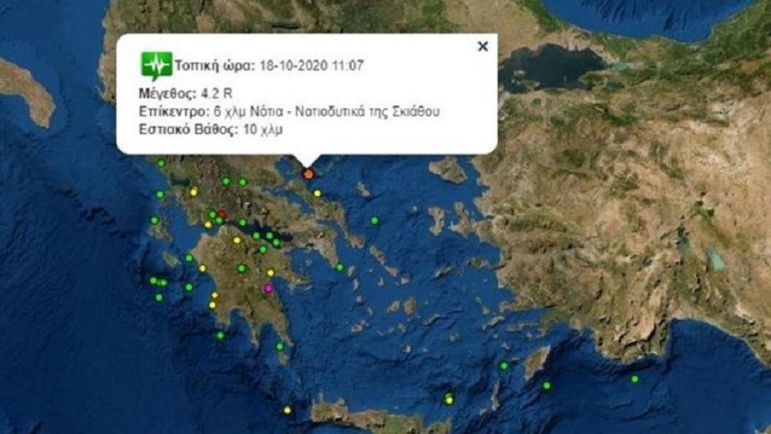 σεισμός Σκιάθος