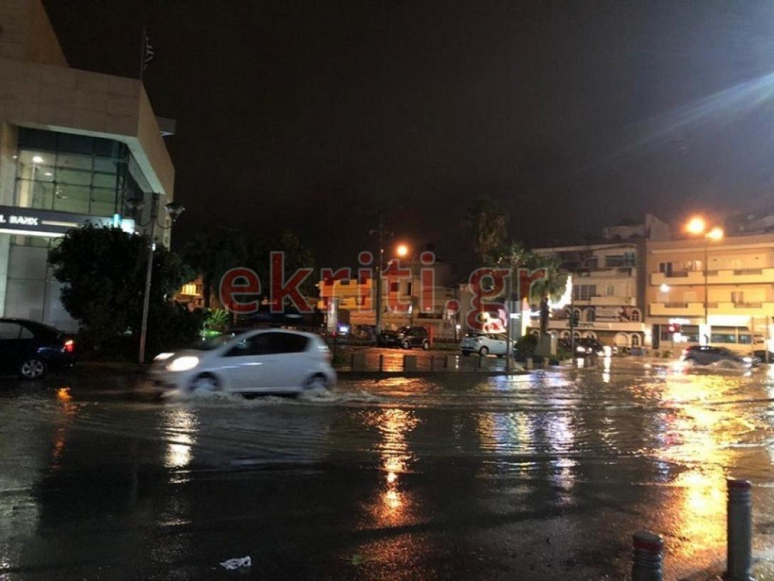 Ποτάμια οι δρόμοι του Ηρακλείου