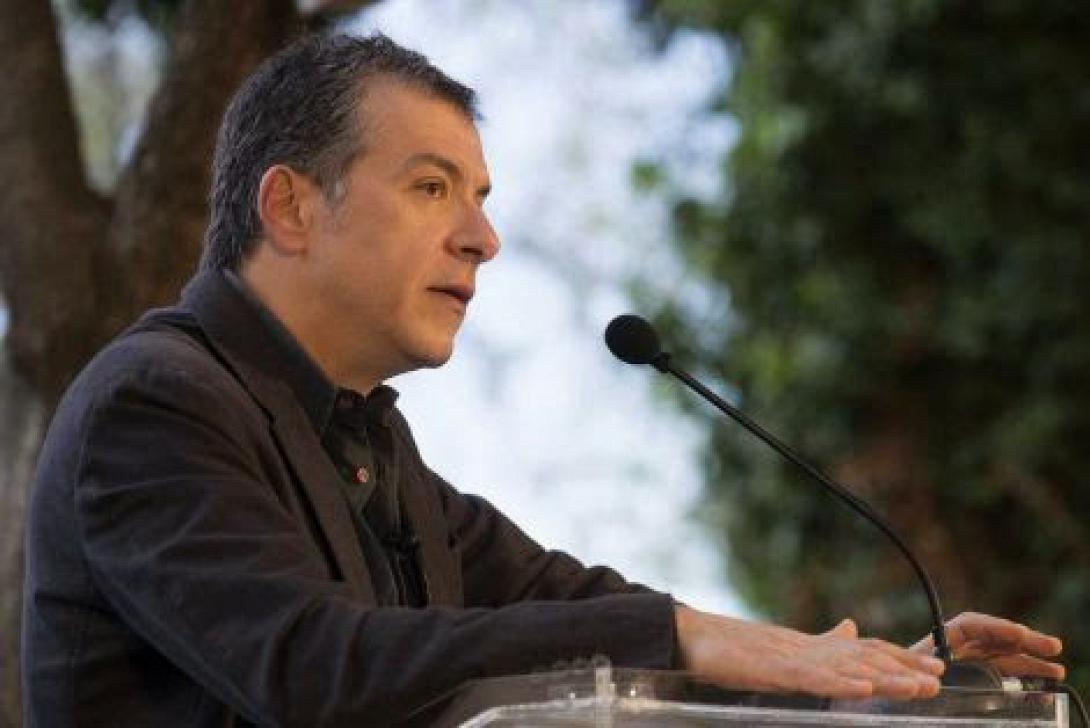 Συνέντευξη Τύπου Στ. Θεοδωράκη παρουσία του Σπ. Λυκούδη