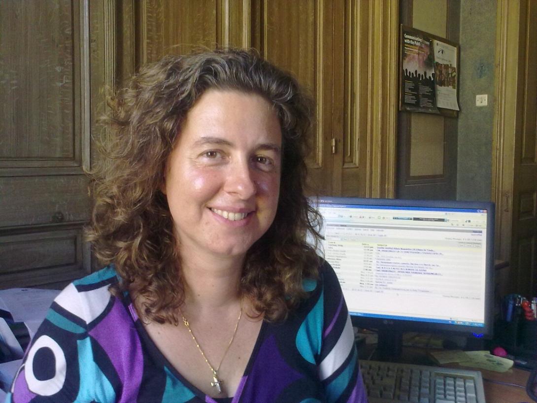 Η ερευνήτρια Όλγα Μαλανδράκη.