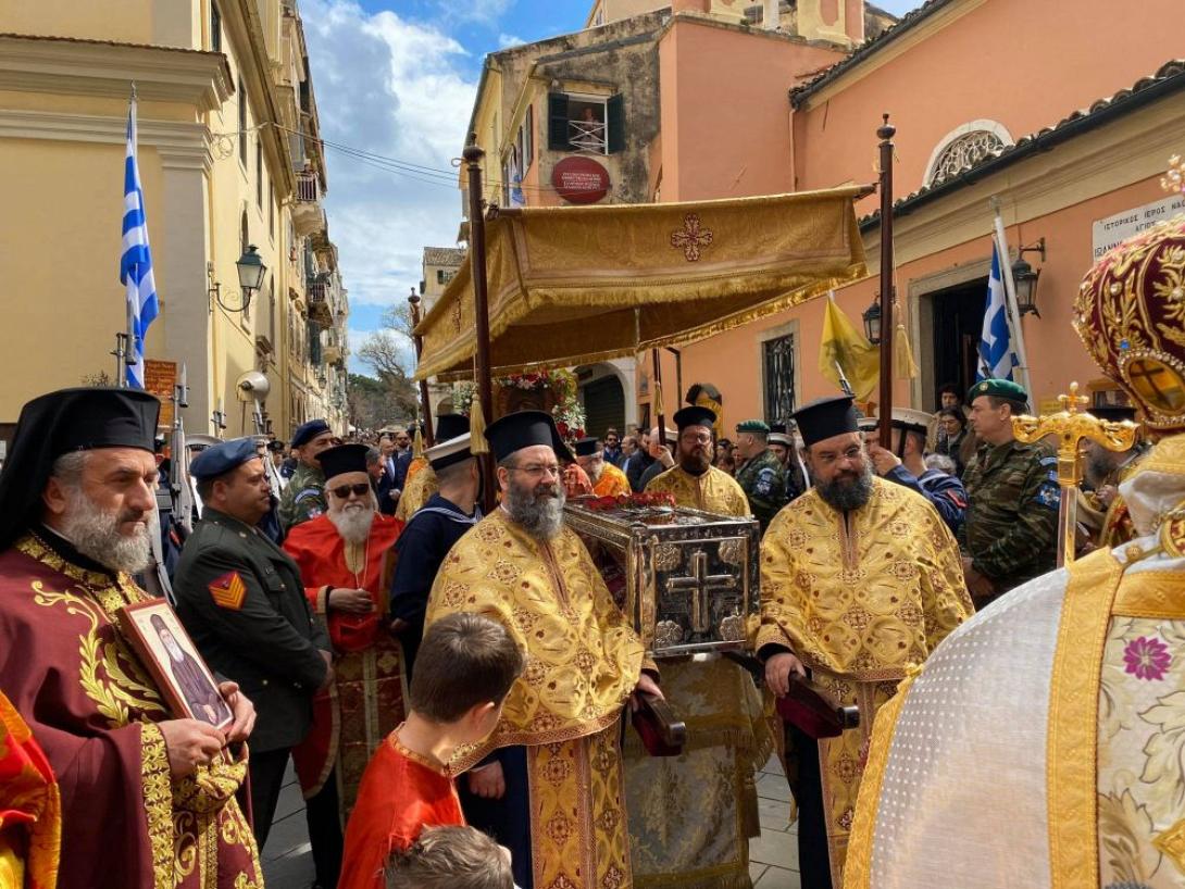 Λιτάνευση του σκηνώματος της Αγίας Θεοδώρας