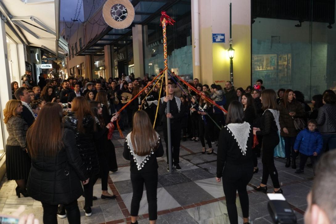 Ήθη και έθιμα της αποκριάς αναβίωσαν στο κέντρο.