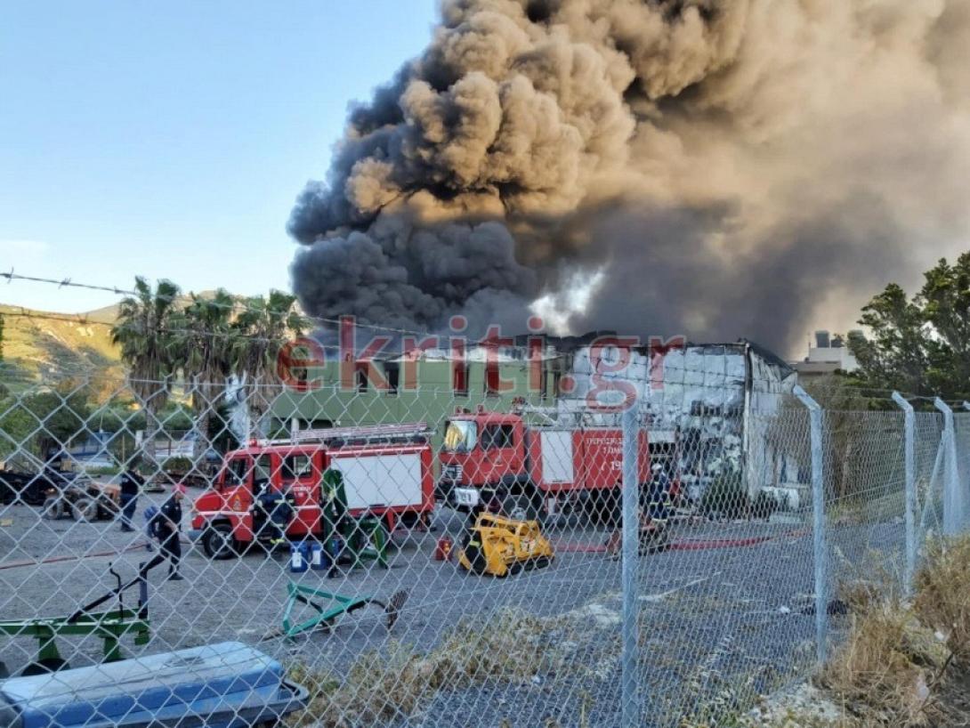 Μεγάλη κινητοποίηση των πυροσβεστικών δυνάμεων.