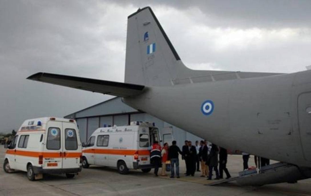 Νεογέννητο αγοράκι με C130 από την Κέρκυρα στα Γιάννενα