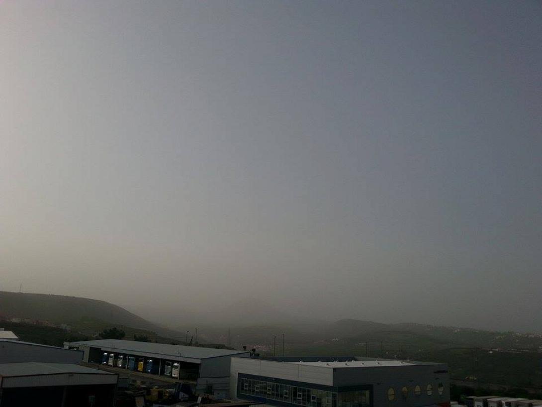 Θολό το τοπίο στην Κρήτη από την αφρικανική σκόνη (φωτογραφίες)