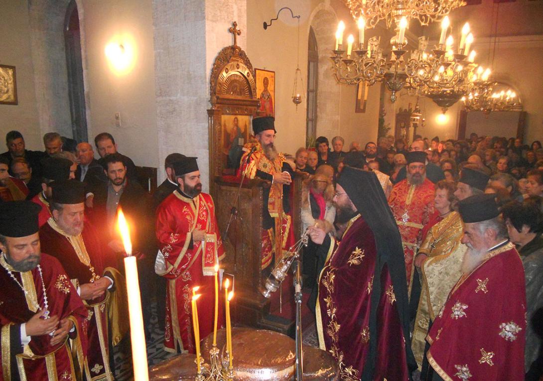 Την πολιούχο του Αγία Βαρβάρα γιόρτασε το Ρέθυμνο