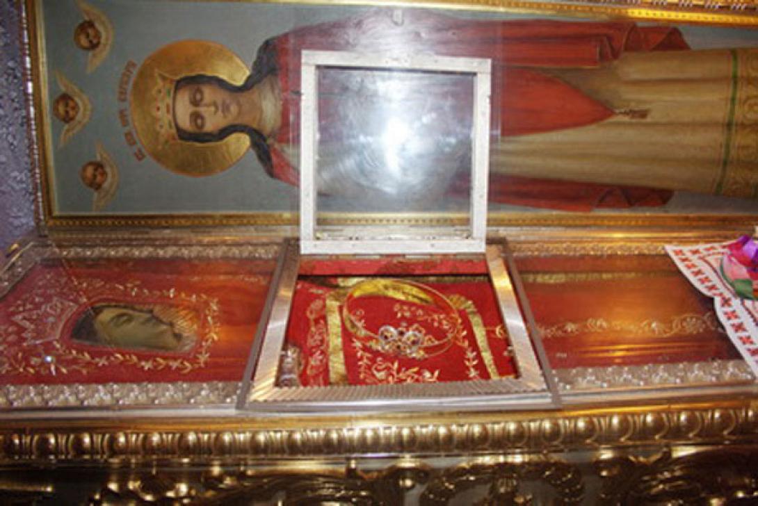 λείψανο αγίας βαρβάρας