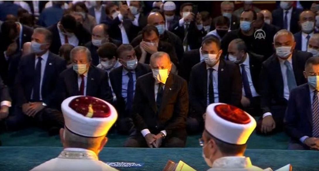 ερντογάν αγία σοφία