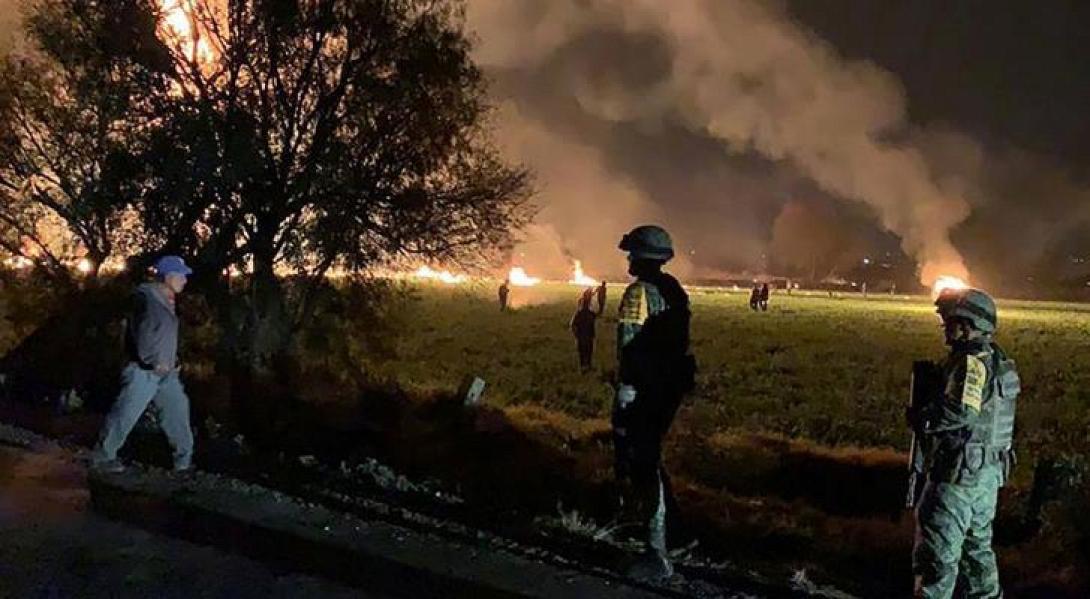 μεξικό αγωγός έκρηξη