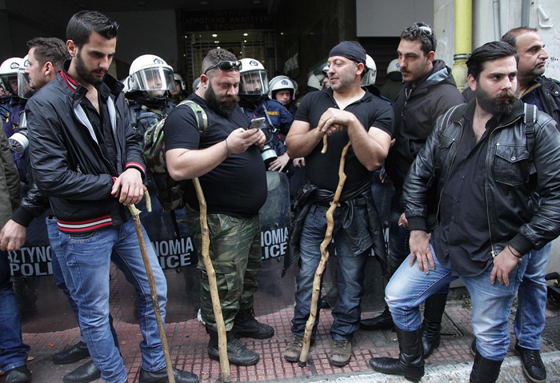 αγρότες αθήνα