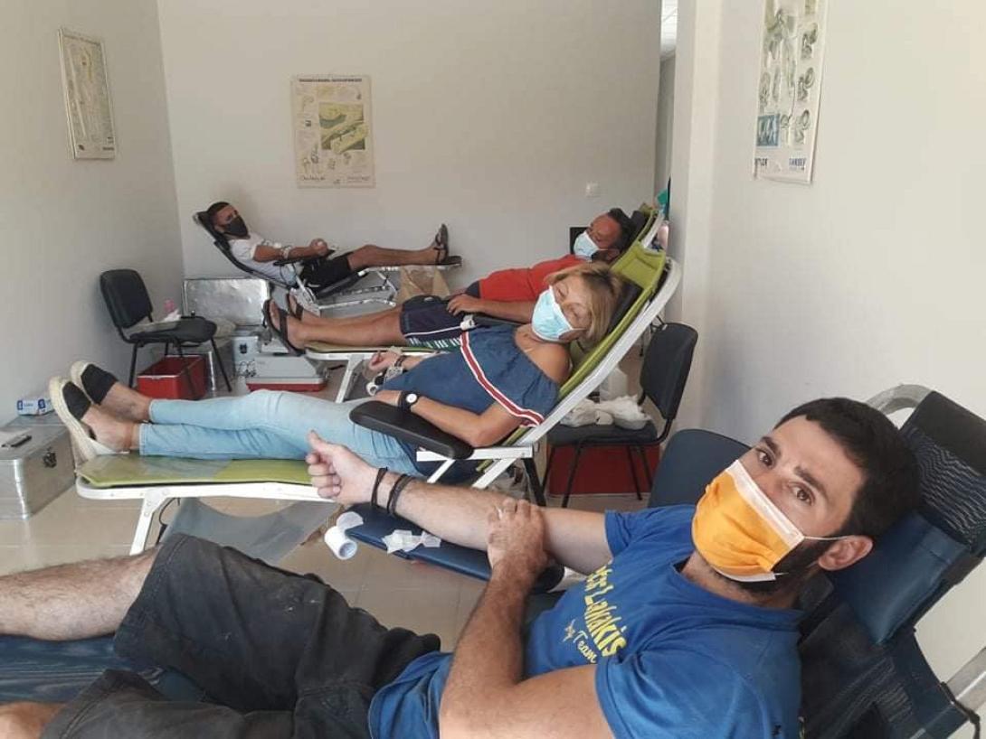 Ηταν η 8η εθελοντική αιμοδοσία της Αρβης