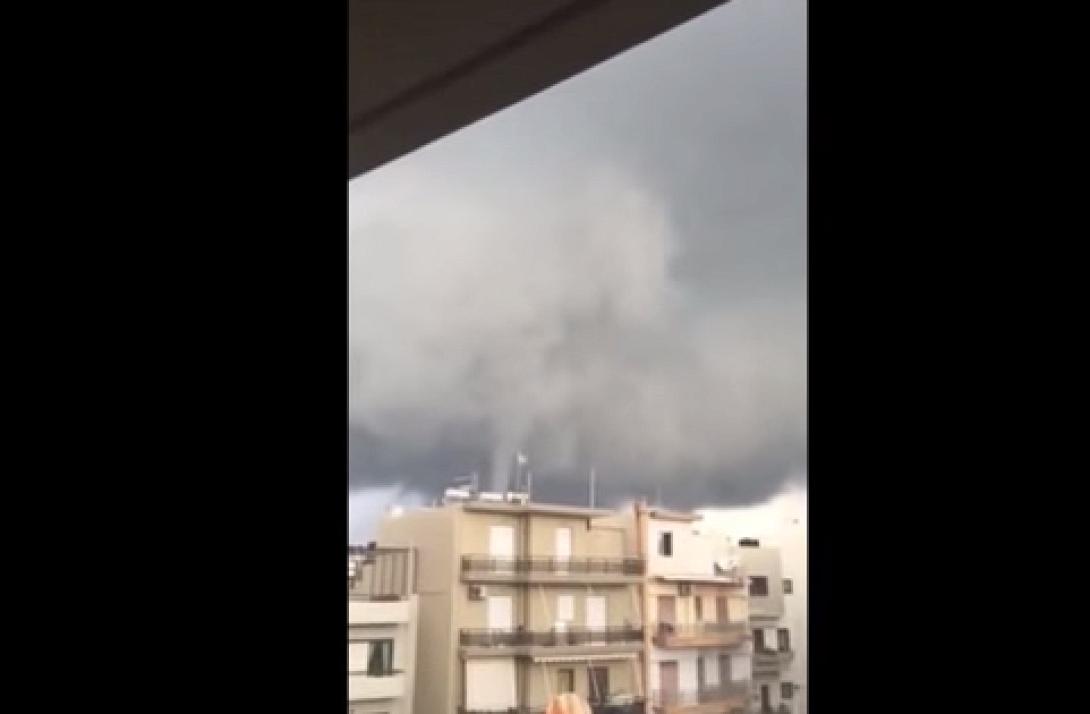 Βίντεο με τον ανεμοστρόβιλο στο Ηράκλειο!