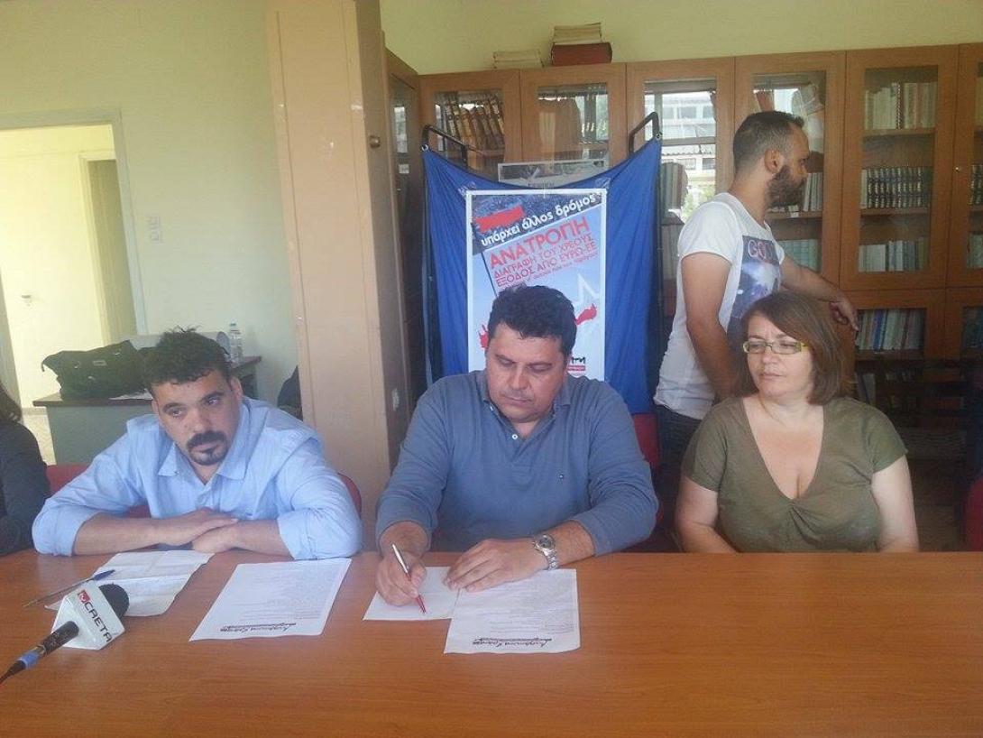 Οι υποψήφιοι της "Ανυπότακτης Κρήτης"