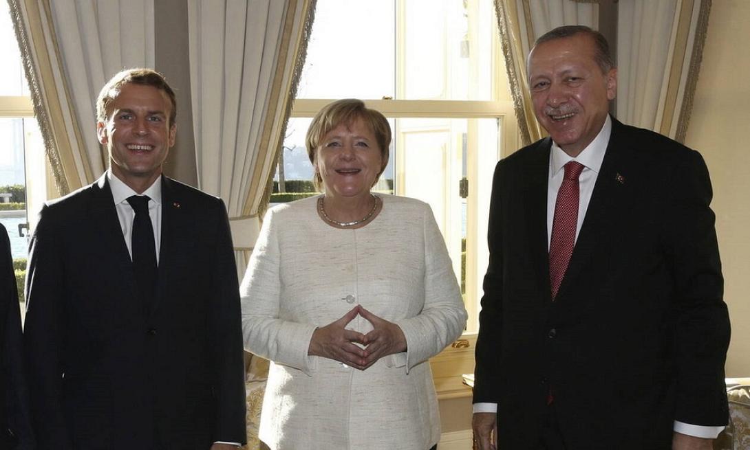 μακρόν μέρκελ ερντογάν