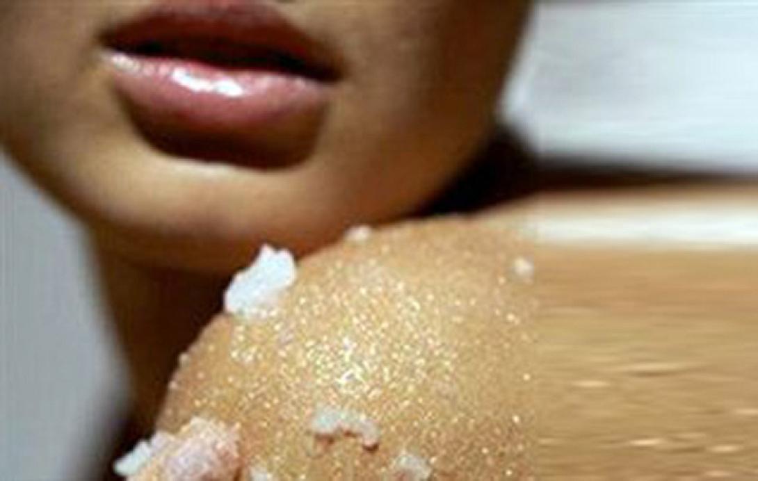 Φυσική απολέπιση με αλάτι