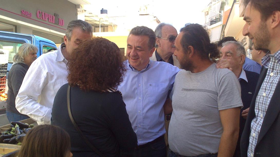 Περιοδεία Στ. Αρναουτάκη στο Αρκαλοχώρι