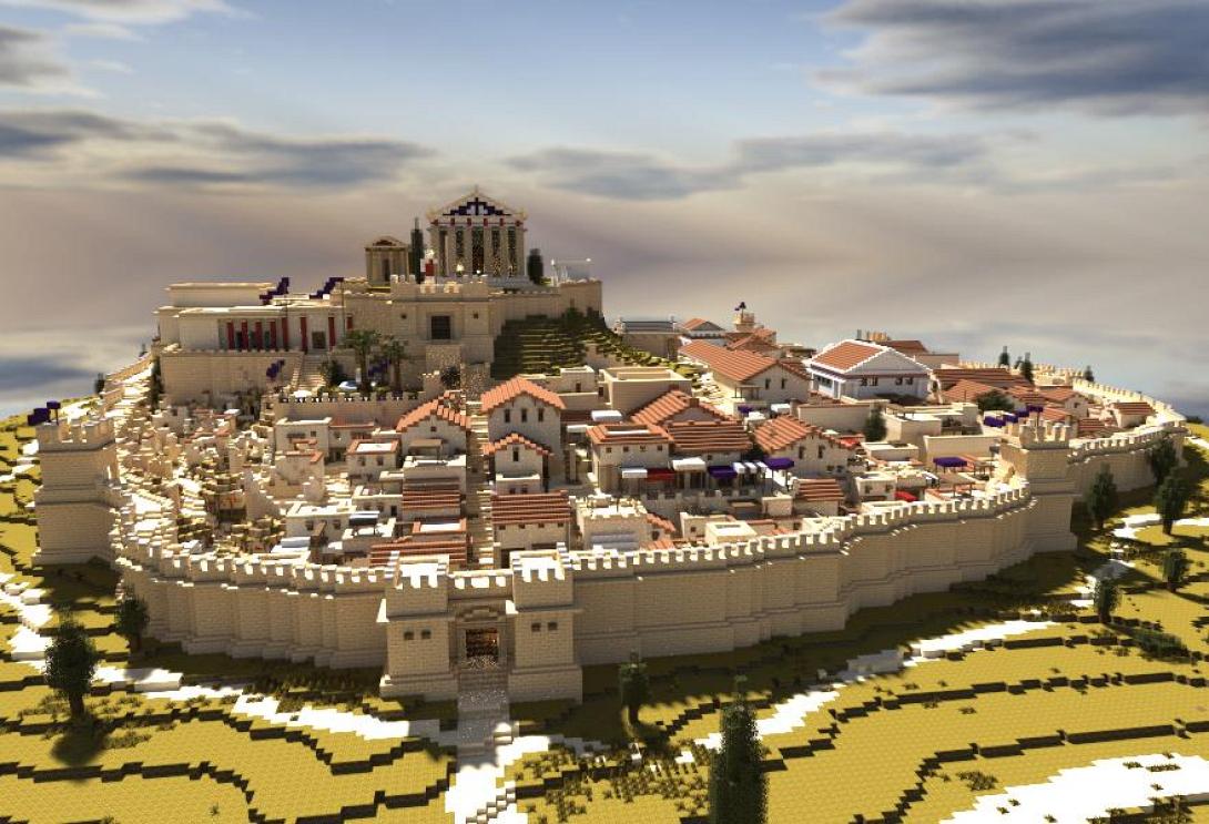 Η αρχαία Αμφίπολη με αέρα... Minecraft! (βίντεο)