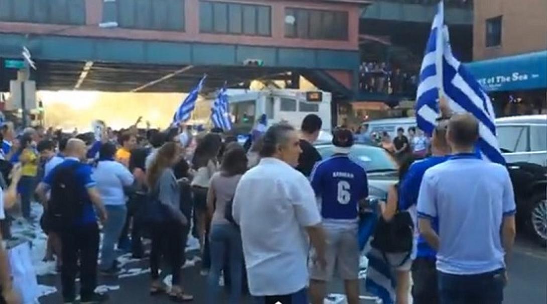 Ξέφρενοι πανηγυρισμοί των ομογενών μας στην Αστόρια (βίντεο)