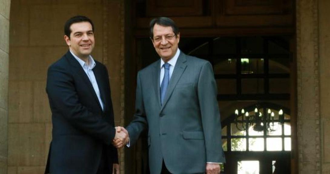 Κυπριακό και οικονομία στη συνάντηση Τσίπρα - Αναστασιάδη
